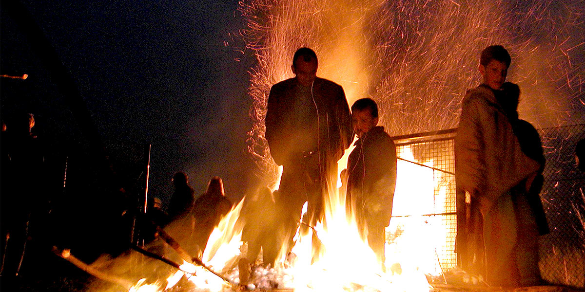 Osterfeuer an der Sportanlage Pferdebachstraße (Foto: Archiv))
