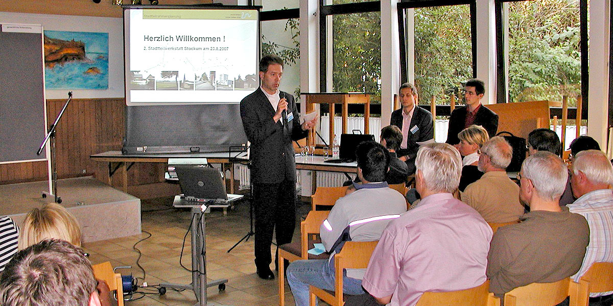 Stadtteilforum im Paul-Gerhardt-Haus 2007. (Foto: Marek Schirmer)