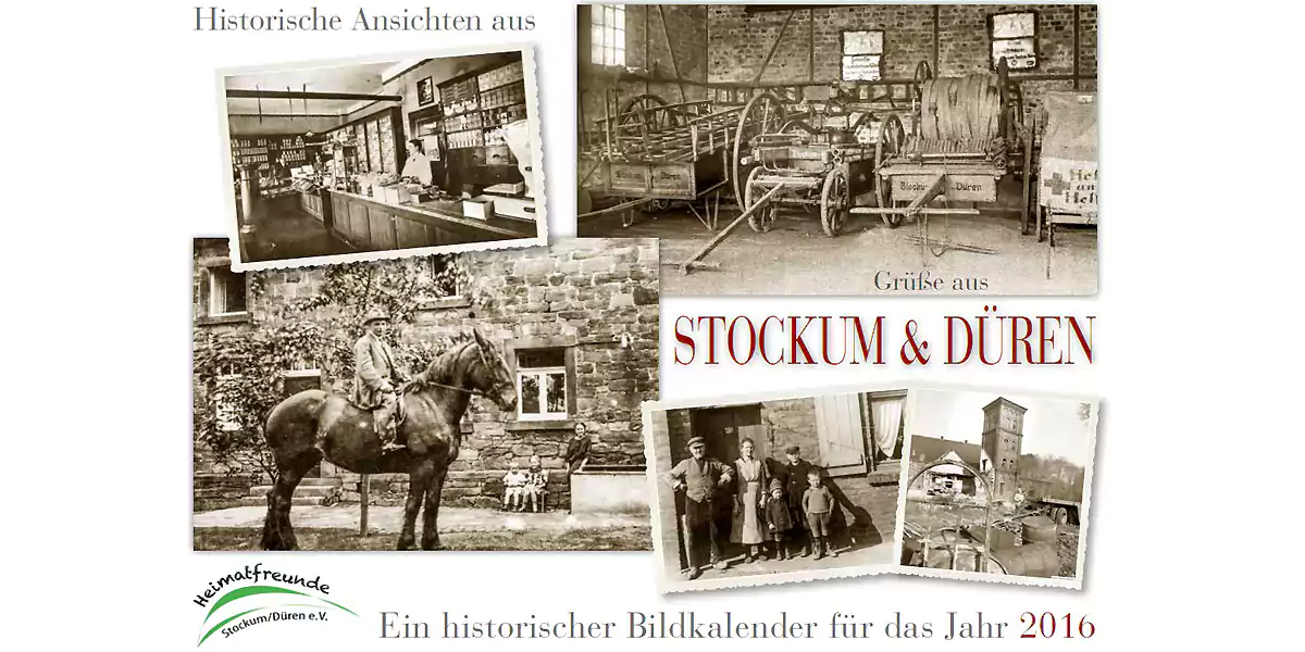 Wandkalender der Heimatfreunde Stockum/Düren (Grafik: Heimatfreunde)