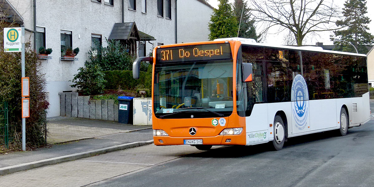 Die Bus-Linie 371 wird über die Himmelohstraße umgeleitet (Foto: Marek Schirmer)