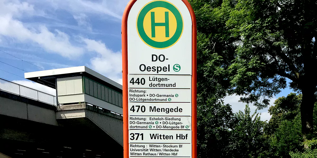 Busbahnhof Dortmund-Oespel. (Foto: M. Schirmer)