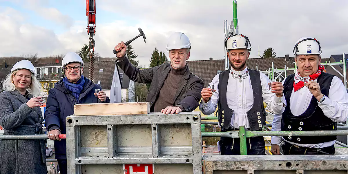 Bildungsquartier Annen feiert Richtfest