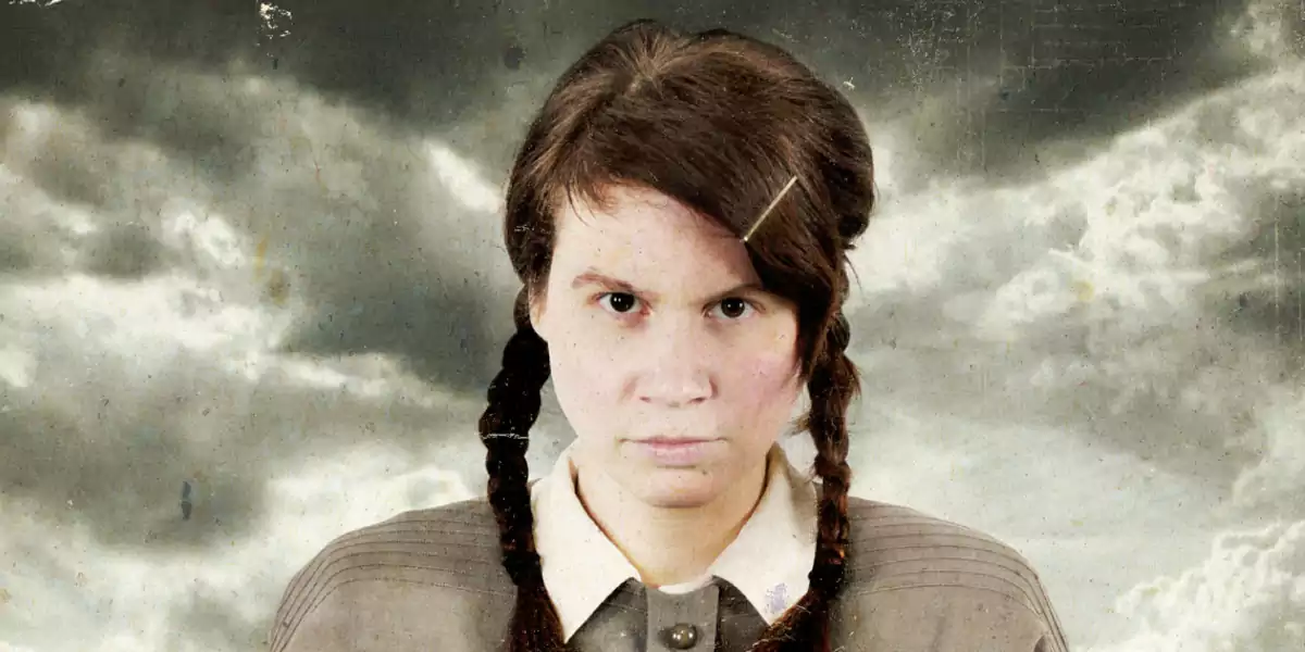 Plakat "ÜBERdasLEBEN oder meine Geburtstage mit dem Führer" (Quelle: Theaterspiel)