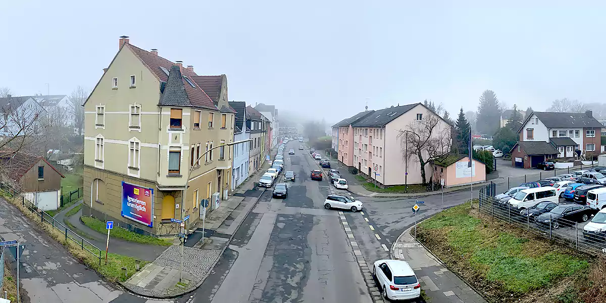 Sprockhöveler Straße vor dem Umbau (Foto: M. Schirmer)