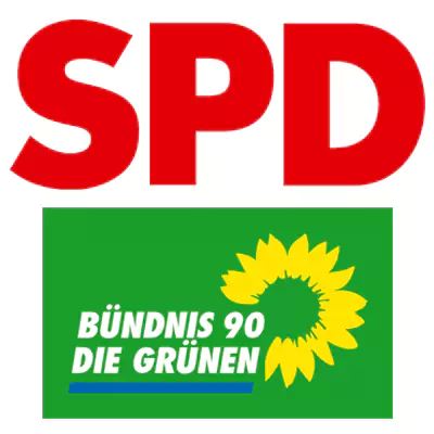 Logo: SPD und Bündnis 90/Die Grünen