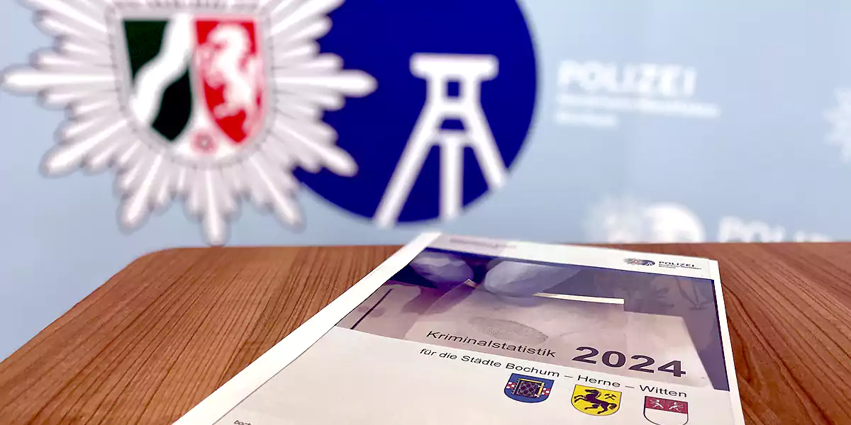 Kriminalstatistik 2024 (Foto: Polizei Bochum)