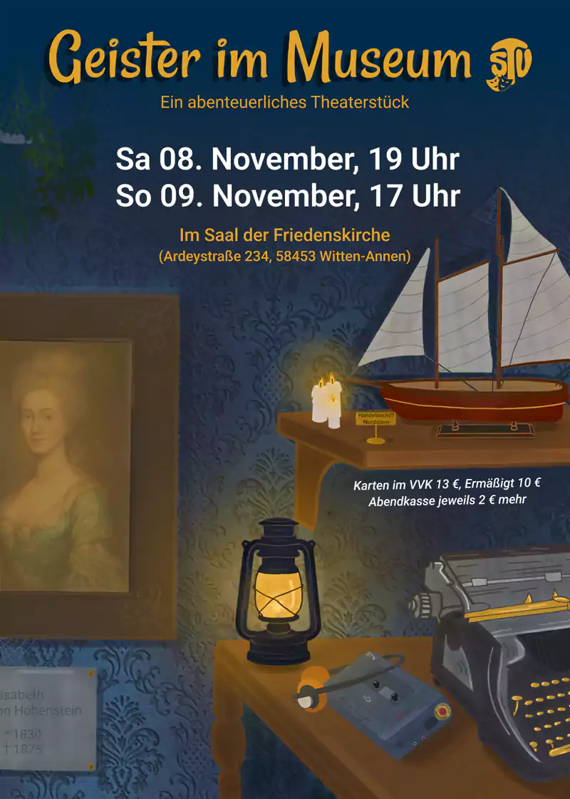 Plakat des Theaterstücks (Plakat: Stockumer Theaterverein)