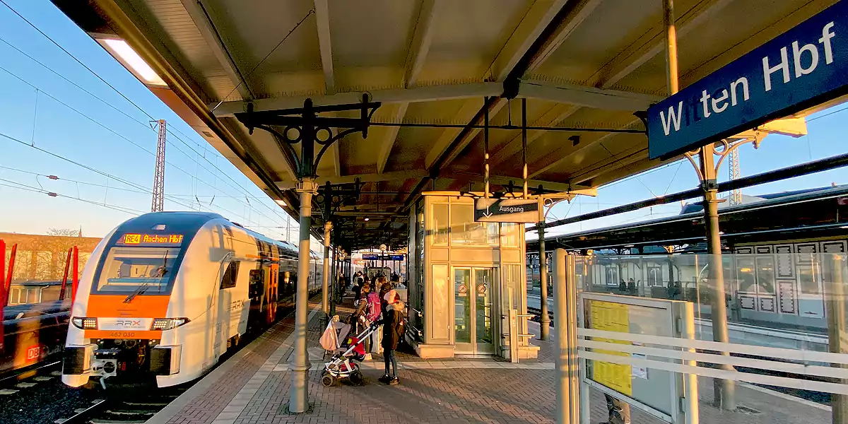 Witten Hauptbahnhof 2023 (Foto: MS)