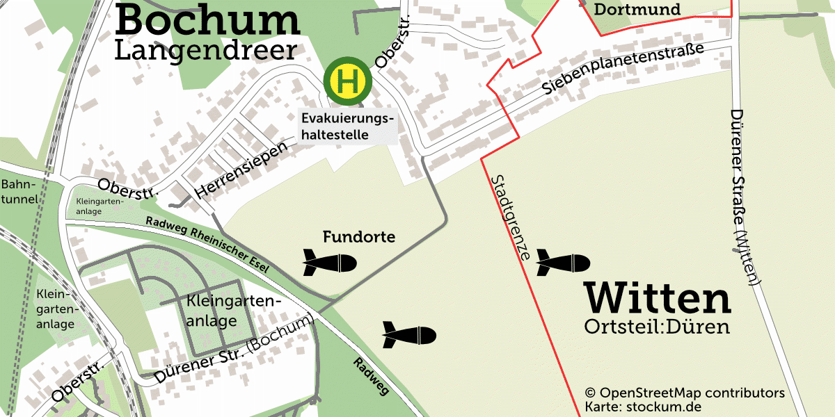 Bombenfund in Langendreer: Bochum evakuiert auch Stockumer