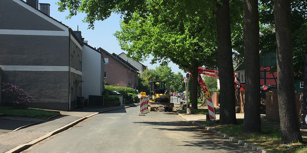 Gasleitung defekt – Himmelohstraße gesperrt