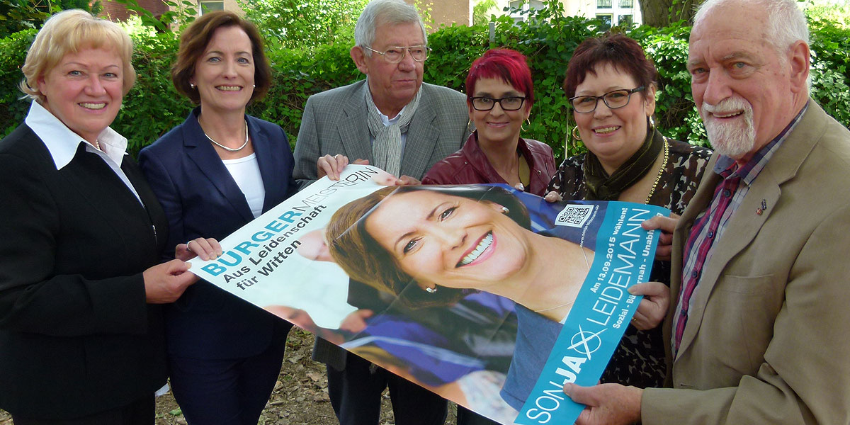 Im Jahr 2015 kandidierte Sonja Leidemann als Einzelbewerberin gegen den SPD/CDU-Kandidaten Frank Schweppe und gewann die Wahl. Im Jahr 2020 stellte die SPD Leidemann als Bürgermeisterkandidaten auf und verlor die Stichwahl. (Foto: M. Schirmer) 