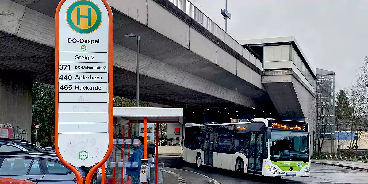 Die Buslinie 371 wird in DO-Oespel umgeleitet (Foto: M. Schirmer)