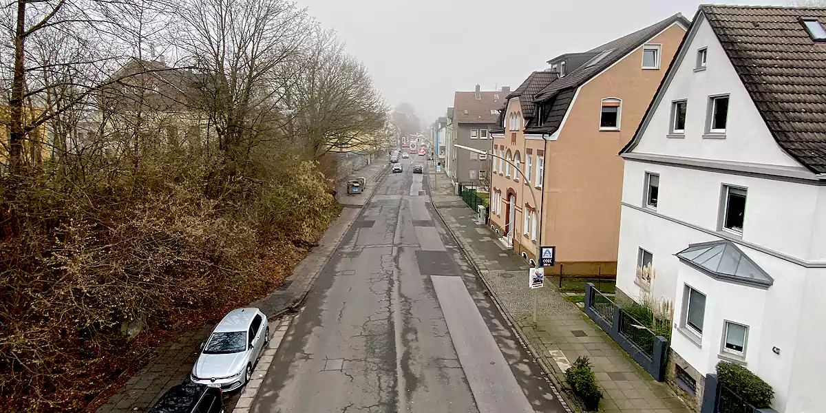 Sprockhöveler Straße vor dem Umbau (Foto: M. Schirmer)