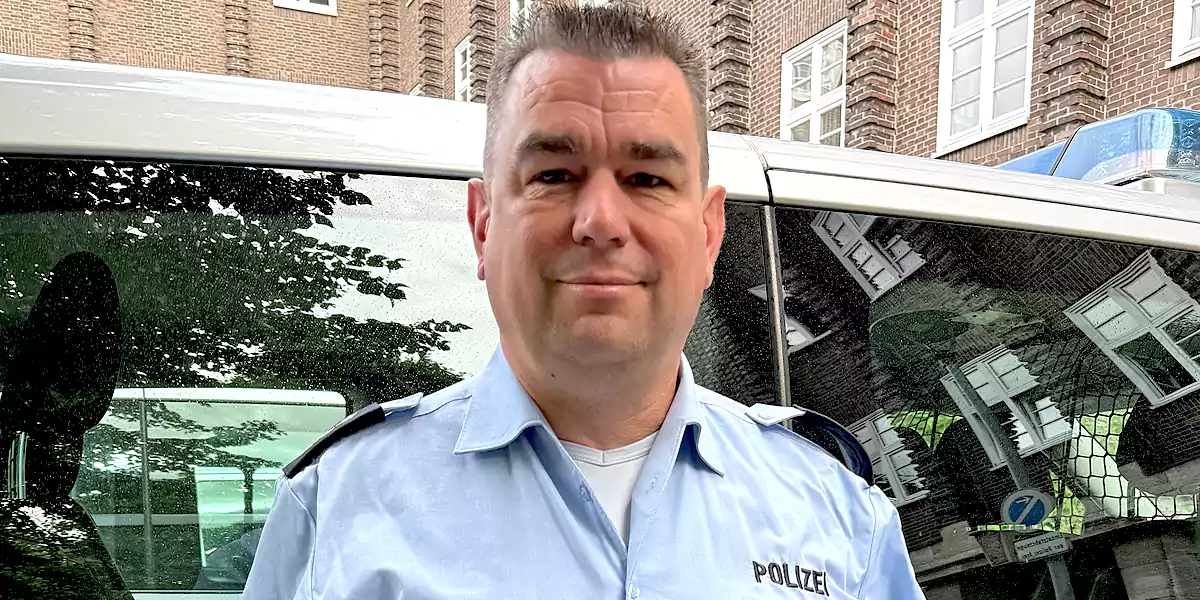 Thorsten Landsiedel ist neuer Bezirksdienstbeamter in Langendreer (Foto: Polizei Bochum)