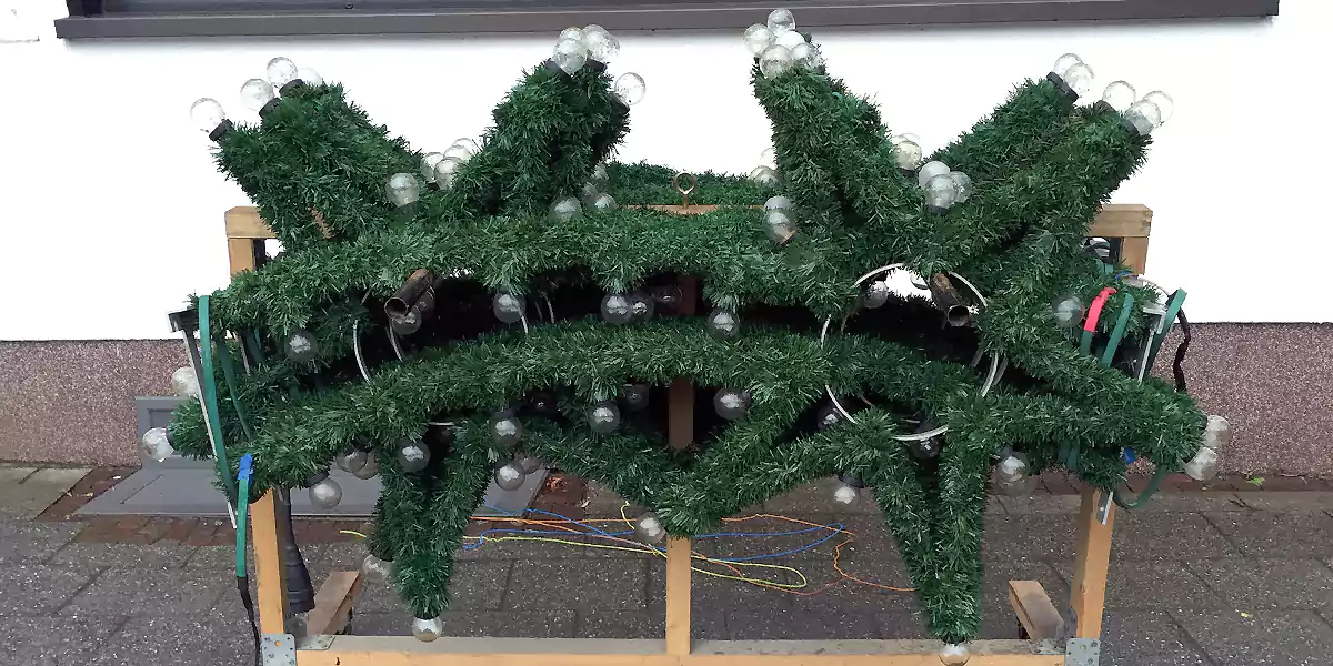 Weihnachtsbeleuchtung in Witten-Stockum. (Foto: M. Schirmer)