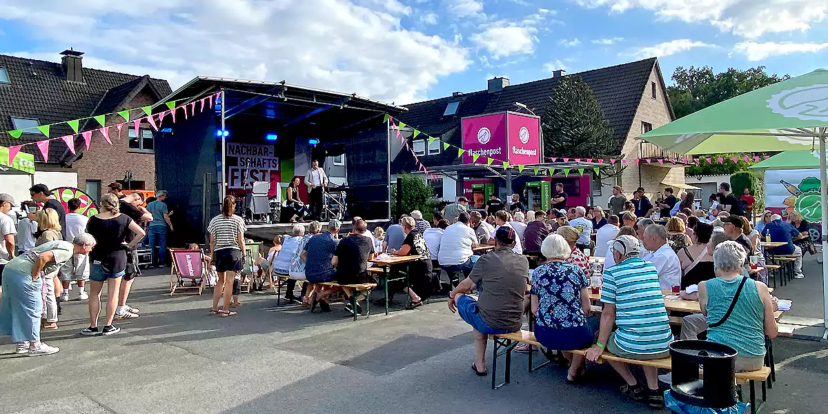 Straßenfest im Kreidemeerweg im Dorney (Foto: M. Schirmer)