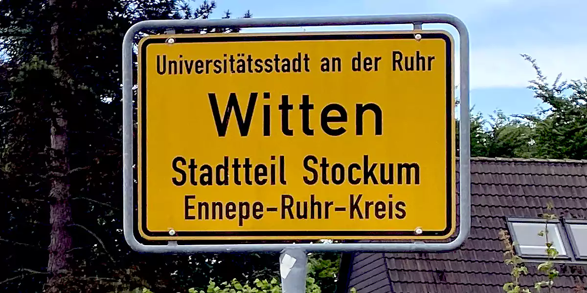 Ortseingangsschild im Ortsteil Düren (Foto: Marek Schirmer)